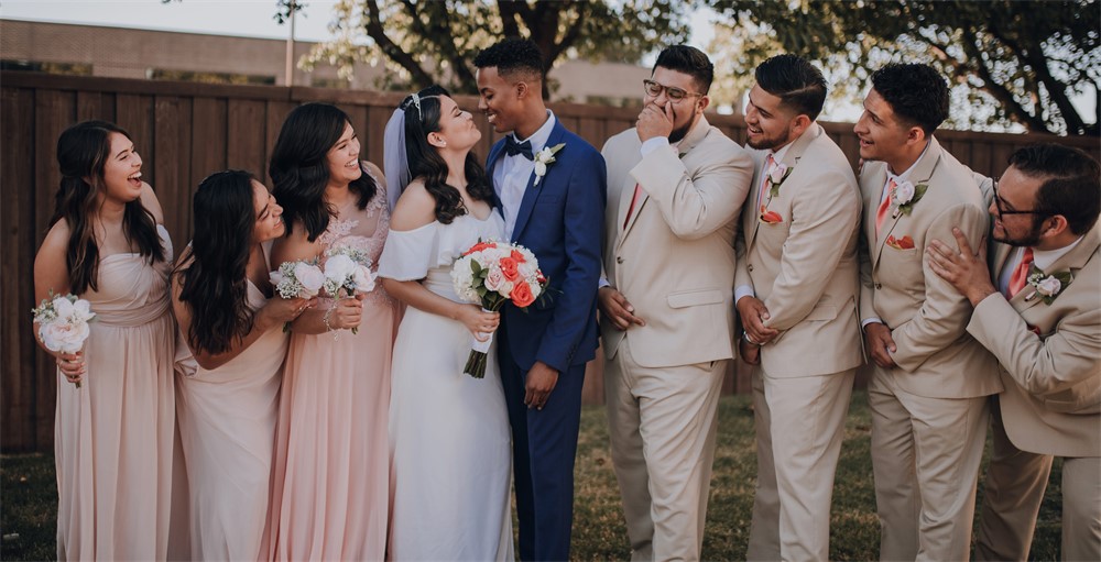 Bridesmaid and groomsmen outfits best sale